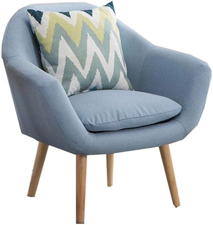 Xxy Shop Modernes Sofa Couch Faules Sofa Nordic Fabric Leisure Single Sofa Chair Wohnzimmer Schlafzimmer Zuruck Kleines Sofa Kleine Wohnung Farbe Hellblau Amazon De Kuche Haushalt