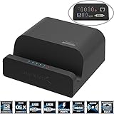 Sabrent USB 3.0 Universal Docking Station with Stand for Tablets and Laptops supports Windows & Mac (DS-RICA)