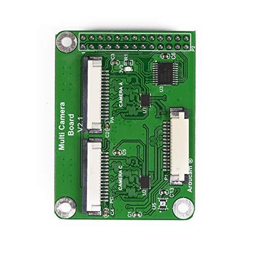 Arducam Multi Camera Adapter Module V2.1 for Raspberry Pi 3B+, Pi 3, Pi 2, Model A/B/B+, Work with 5MP or 8MP Cameras
