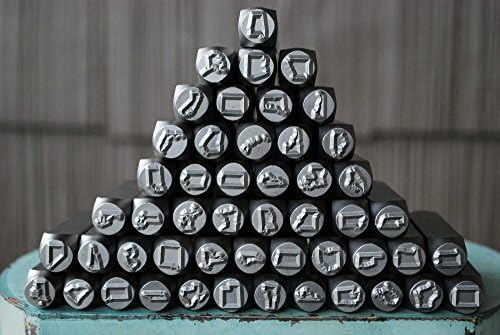 Brand New Supply Guy 8mm US State Single (Not a SET) Metal Punch Design Stamp CH-STATE (Illinois)