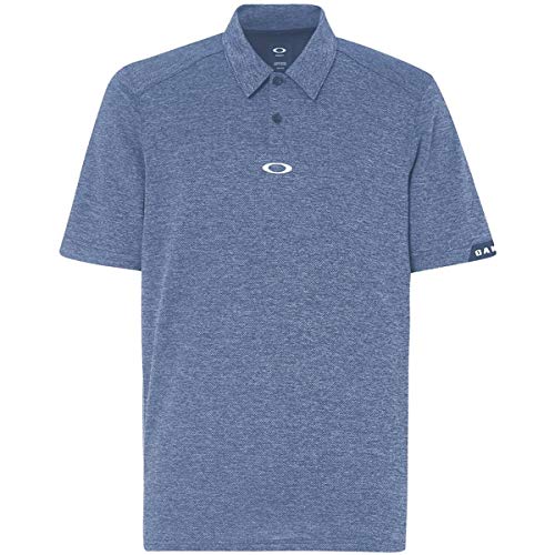 Oakley Mens Aero Ellipse Heather Polo