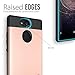 Sony Xperia XA2 Case, TUDIA Slim-Fit Heavy Duty [Merge] Extreme Protection/Rugged but Slim Dual Layer Case for Sony Xperia XA2 (Rose Gold)