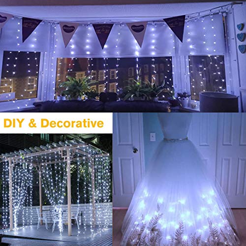 LED-Window-Curtain-String-Light-3MX28M-280-LED-8-Modes-Fairy-Lights-with-Hook-Remote-Control-USB-Powered-Waterproof-Copper-Wire-Decor-Lights-for-Christmas-Bedroom-Party-Wedding-White