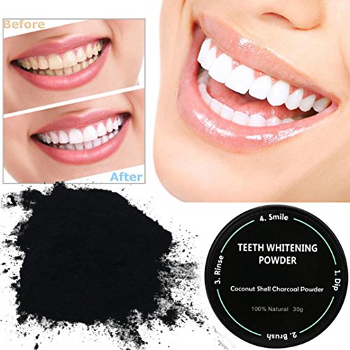 image for iLH® Novelty Teeth Whitening Powder,Zyooh 30g Natural Organic Activat