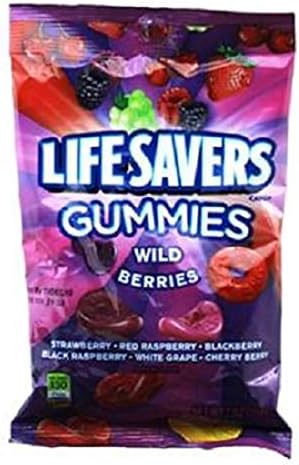 Product Of Lifesavers, Gummies Wild Berries, Count 12 (7 oz) X 2 (Package Quantity 2) Sugar Candy - (Buy Bulk at a Wholesale Price)