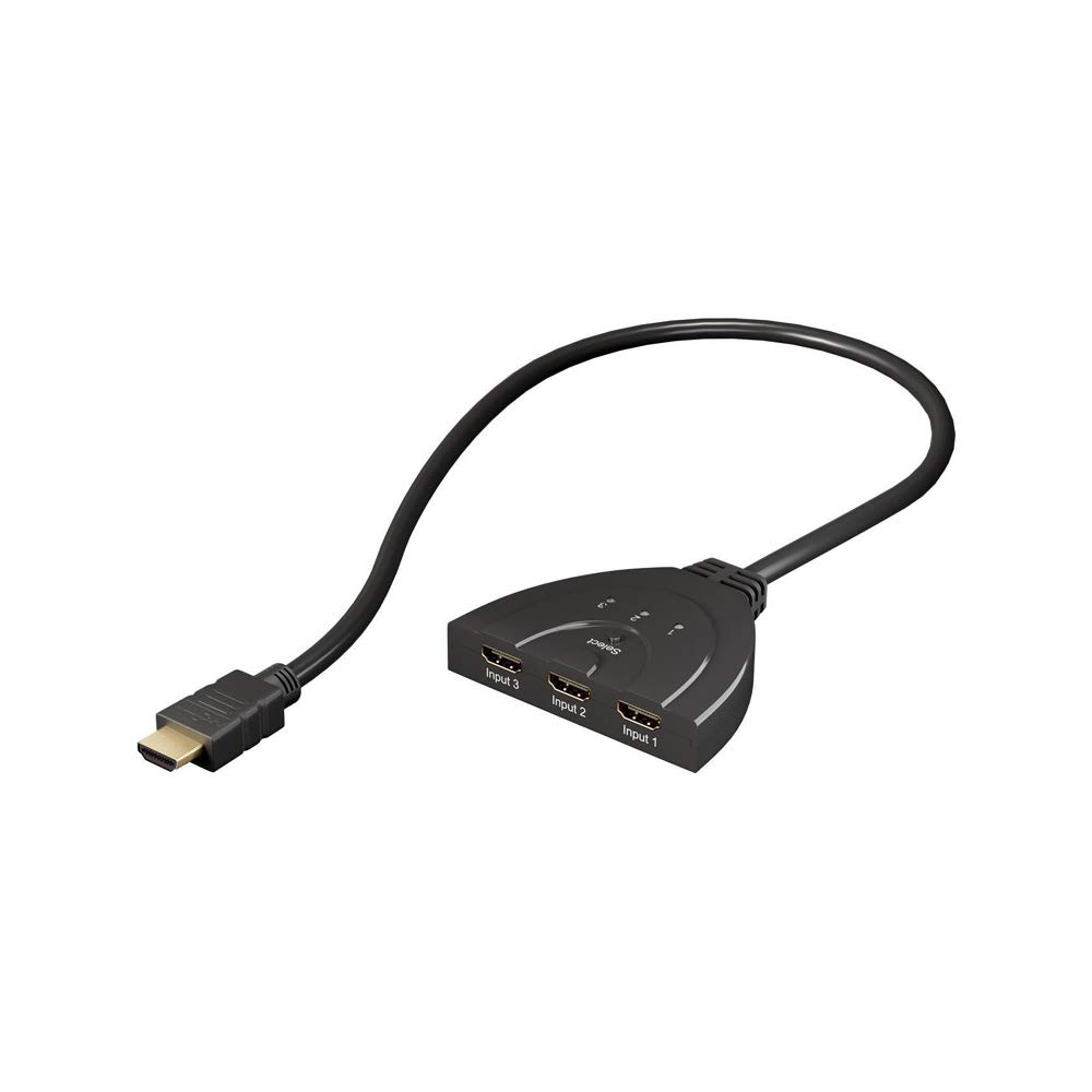 Goobay 58971 Automatic HDMI Switch, 4K, Black