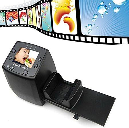 Film Scanners,EFUS 16G 35mm Slide Scanner Film Scanners Slides to Digital Converter Support SD Card(With 16G SD Card)