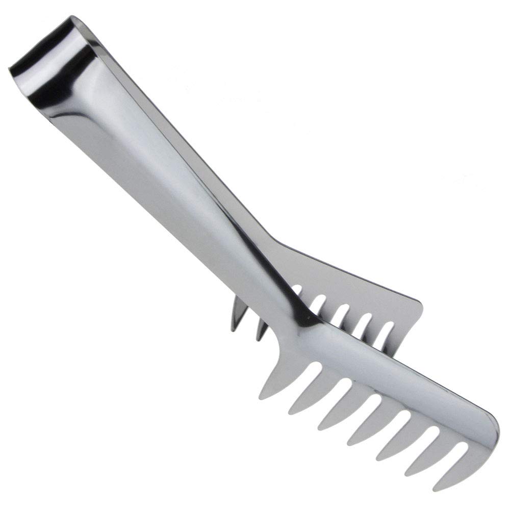 Spaghetti Tongs Pasta Serving Tongs Stainless Steel Spaghetti Tongs Noodles Pasta Clip Kitchen Cooking Tool for Noodles Pasta Baking Cooking