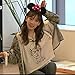 RufnTop Mickey and Minnie Mouse Polka Bow Ears Headband(Light Pink Set of 12)
