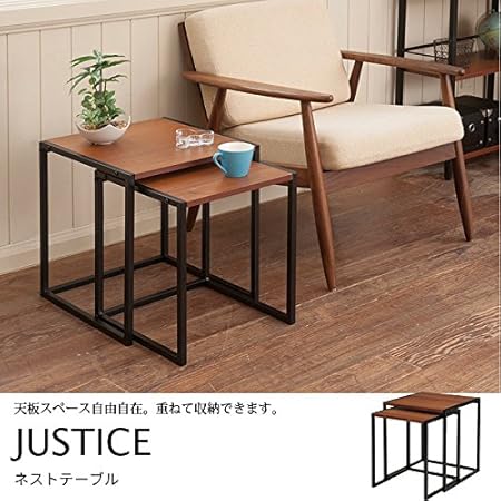 Amazon Co Jp Table Nest Table 40 W Side Table Bed Table Night Table Sofa Side Mini Table Ledge Display Console Cafe Bedframe Telescoping Large Set Living Low Center Wooden Nordic Walnut Black Frame