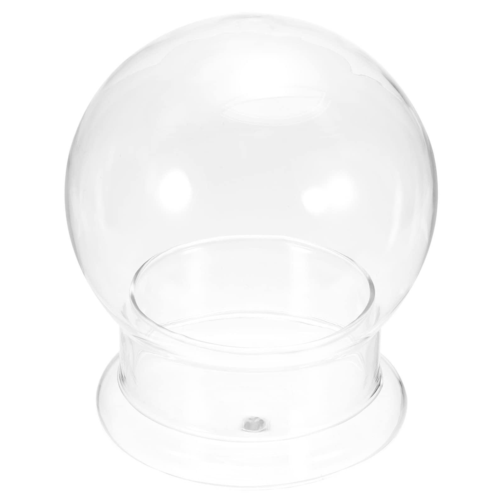 PATIKIL Terrarium Air Plant Planter, High Borosilicate Glass Round Display Ball Cover Decorations for Succulent, Tillandsia, Clear