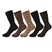 Tusong Womens 5 Pairs Soft Comfortable Warm socks media corta socks (Boots socks), Boots Socks, One Size