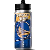 Hydrapeak x NBA Golden State Warriors 20 oz Stainless Steel Water Bottle, Officially Licensed Double Wall Insulated Sports Bottle with Straw Lid, Reusable Leakproof Gift for Kids & Adults
