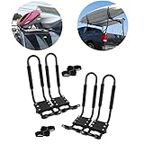 TC-Home 2 Pairs J-Bar Rack Kayak Holder 150 lbs