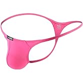 Azcode Mens T-Back Thongs Sexy Low Rise G-String Briefs Bulge Pouch Underwear