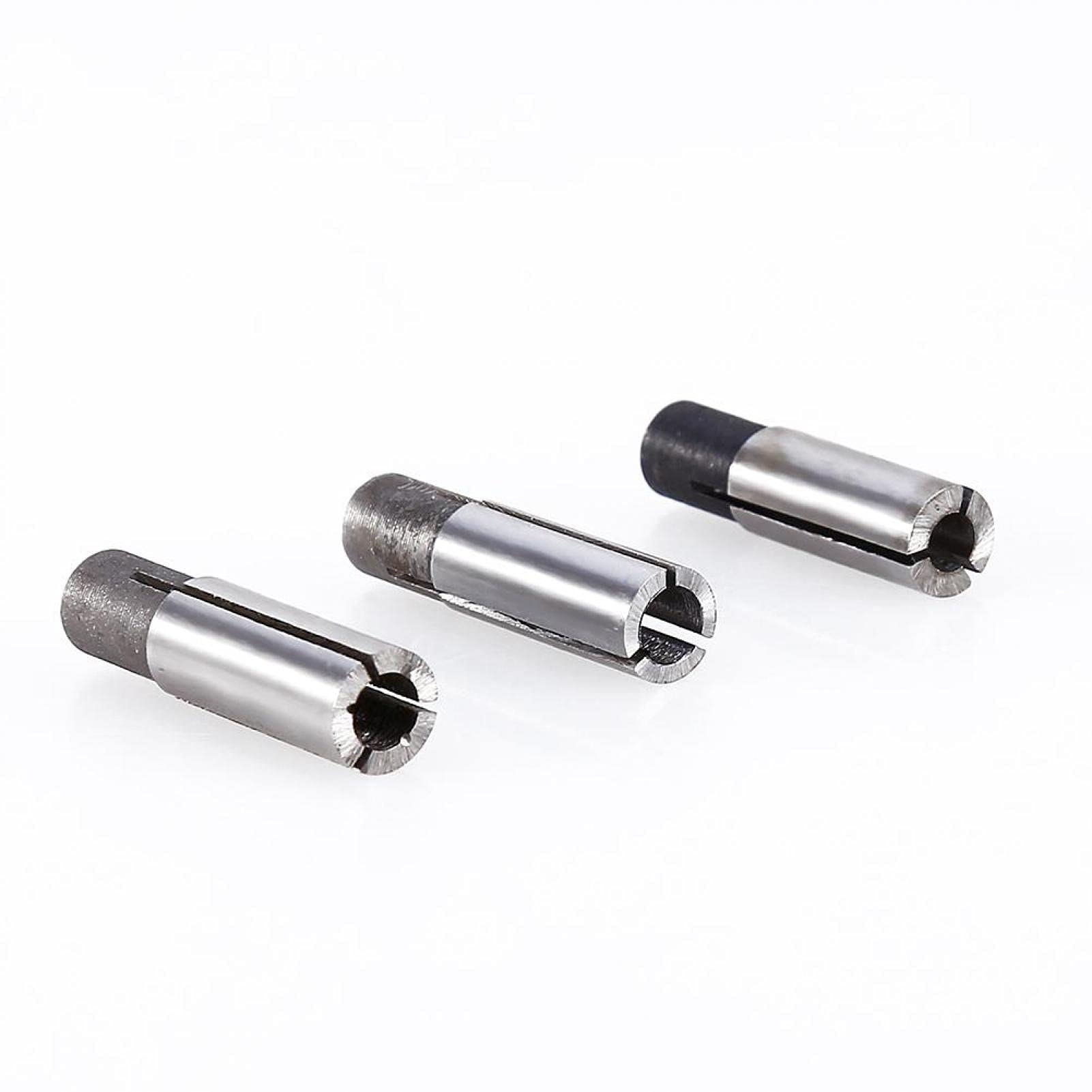 Jadeshay Collet Chuck Driver Adapter - 6mm to 3.175mm Precision Engraving Bit CNC Router Tool Adapter for Collet