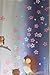Noren Japanese Doorway Curtain 85x150cm Owl Cherry Blossom Blue