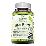 Herbal Secrets Acai 600 Mg 120 Caps