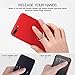 iPhone 7 Plus Case with kickstand, HUMIXX Thin and Sleek Lightweight Case Scratch Resistant Full Protective Matte Finish Hard Slim Cover for iPhone 7 Plus (Upgrade Red)