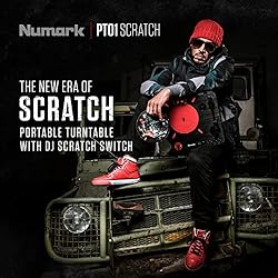 Numark PT01USB - Portable Vinyl Record Player, USB