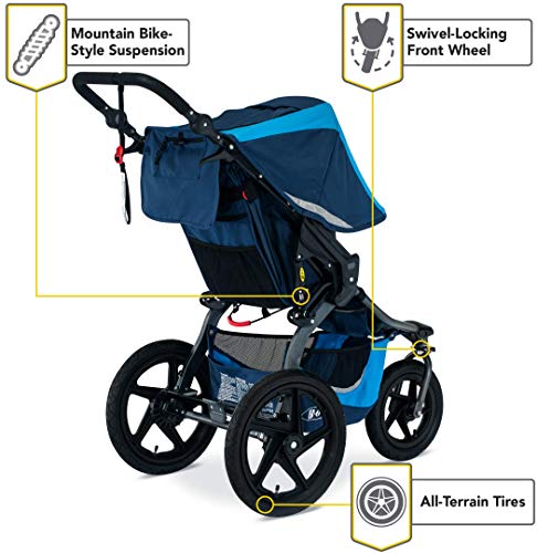2 BOB+Revolution+Jogging+Stroller+Glacier