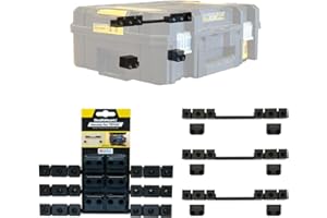 StealthMounts Mounts for DeWalt TSTAK (3 Pack) | Wall Mounting System for DeWalt T-STAK | Mounting Bracket