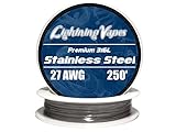 LV Stainless Steel 316L Wire 27 AWG - 250'