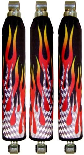Yamaha raptor 700 Gradiant Flame ATV Shock Cover