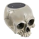 Amazon Echo Dot Holder - Skull Shaped Protective Stand - Includes Cutouts for Speaker and Charging Ports, 4.6 x 4.7 x 5.6 Inches