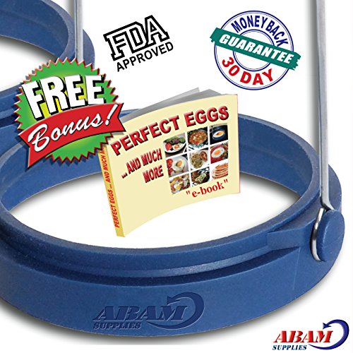 Professional Silicone Egg Ring, Pancake Mold Egg Mold for Breakfast