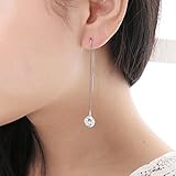Creazy 1Pair Women Long Style Earrings Ear Hook Stud Jewelry