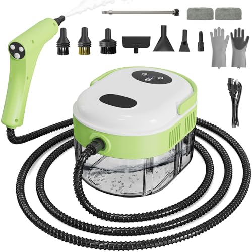 Handheld Steam Cleaner for Home, 1.59QT Tank, 6 Adjustable Modes, High Pressure Steam Cleaner for Car Detailing, Steamer for Cleaning Bed Bugs, Couch, Furniture, Kitchen