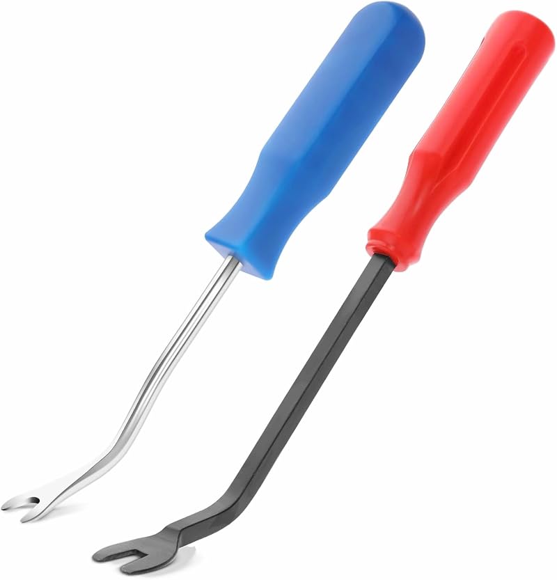 NUDFSY 2 Pcs Tack Puller Nail Remover Tool Upholstery Staple Furniture Floor