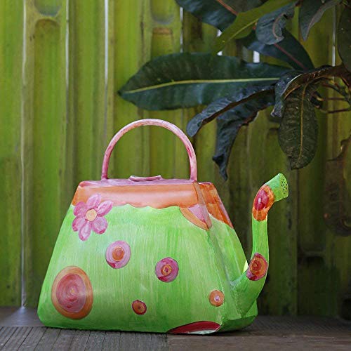 Iron Watering Can Gardening & Lawn Care Watering Equipment Outdoor & Indoor Patio (Hand Bag)