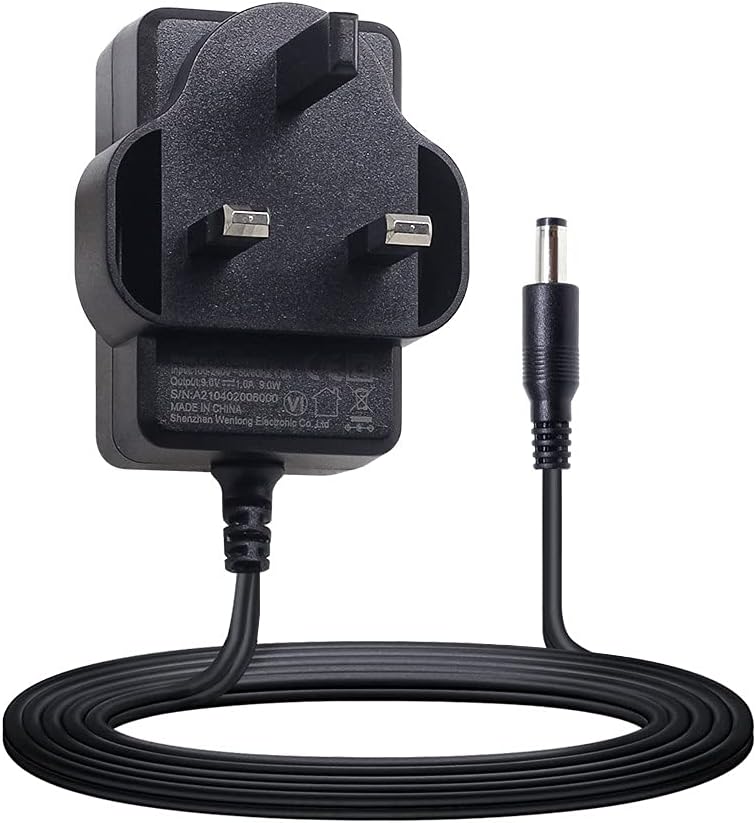 SONICAKE Guitar Pedal Power Supply 9V DC 1000mA Center Negative UK Plug