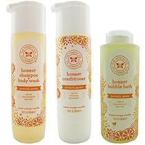 The Honest Company Shampoo & Body Wash, Conditioner, and Bubble Bath Variety Pack