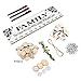 ElekFX for Mom Larger Wooden Family Birthday Reminder Calendar Board Birthday/Important Dates Tracker Home Decorative Plaque Wall Hanging(Together L)