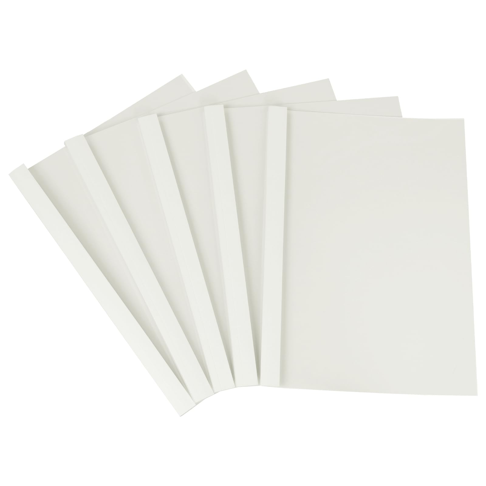 RAYSON Thermal Binding Covers, 85 Sheets, 10 mm, A4, White, 25 pcs