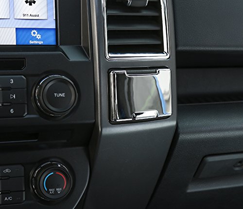 image for BORUIEN Chrome ABS Car Interior Electrical Power Socket Supply Souce P