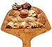 BambooWorx Pizza Peel, Premium Natural Bamboo Paddle, Perfect for Homemade Pizza, Bread Baking, Cheese Board, Cutting board, or Serving Board.