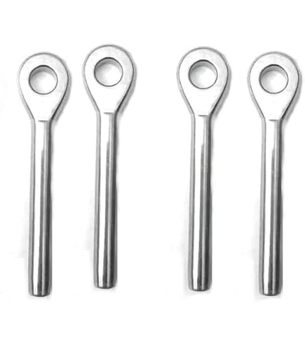 Loos Cableware NAS1435K4 Stainless Steel Strap Fork End for