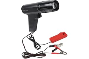 FXSOMGT Timing Light Automotive 12V Engine Inductive Ignition Timing Light Gun Strong Flash Timing Lights for 2&4 Stroke Petrol Engine with 10FT Test Lead,Reverse Polarity Protection for Car Motorcycle Marine