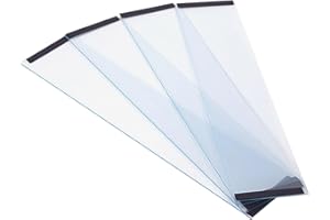 tioyeah Transparent PVC Bird Cage Baffle for Parrots - 4Pcs Protective Accessories Cover Guard for Bird Cages Pet Supplies an