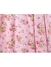 tecrio 1950 de la mujer clásico capshoulder Floral Rockabilly Swing de fiesta vestido