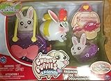 Chubby Puppies & Friends Satin Lapin White Bunny with Carrier