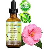 Japanese ORGANIC CAMELLIA Seed Oil. 100% Pure / Natural / Undiluted / Refined / Cold Pressed Carrier Oil. Rich antioxidant to revitalize and rejuvenate the hair, skin and nails. 1 Fl.oz-30 ml. Botanical Beauty
