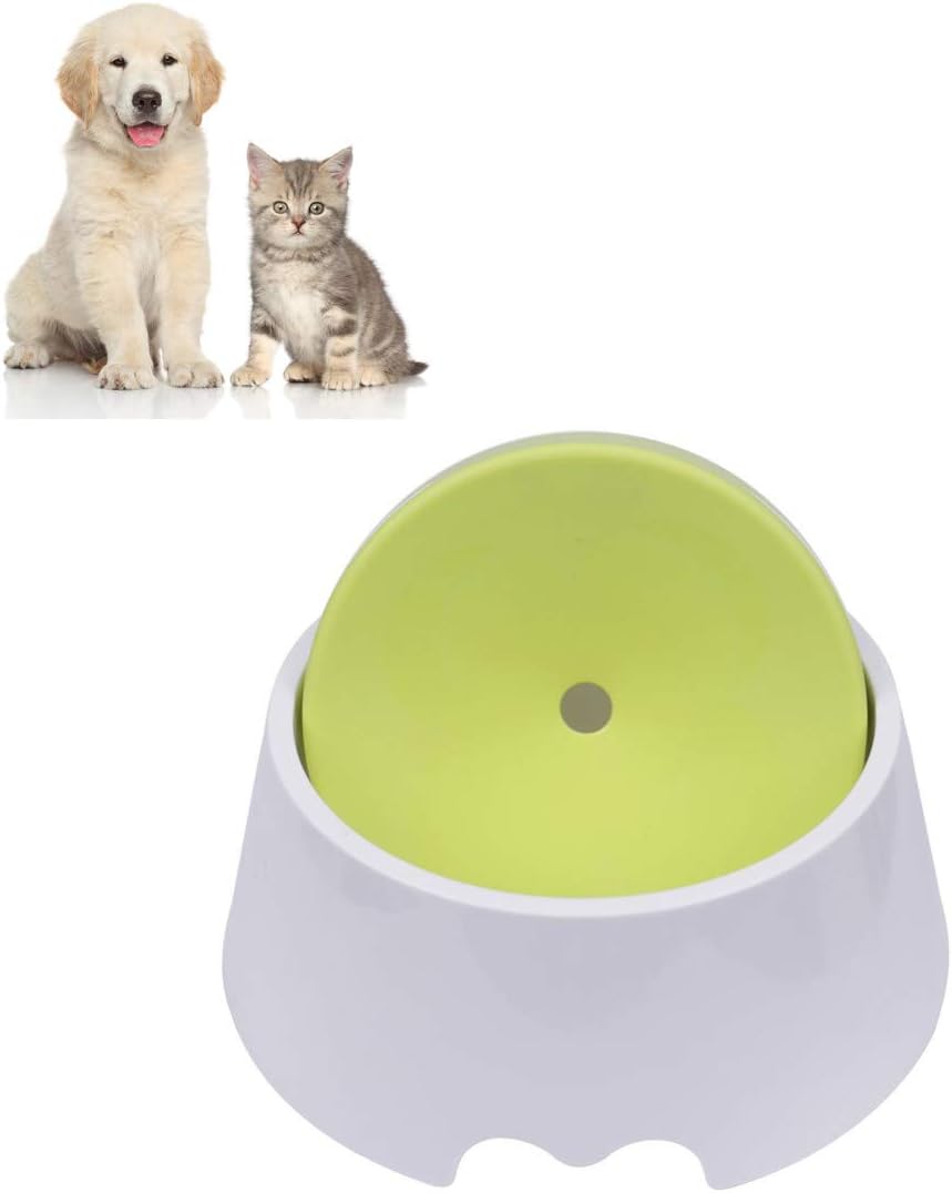 Thainペット 犬 猫 水 飲み器 給水器 水飲み 食器 ボウル 濡れない 1000ml Abs樹脂 飛び散り防止 溢れ 飛び出さない 水 ゆっくり 飲み プラスチック おしゃれ 水飲み ホワイト グリーン Thain ペット用品 通販 Amazon