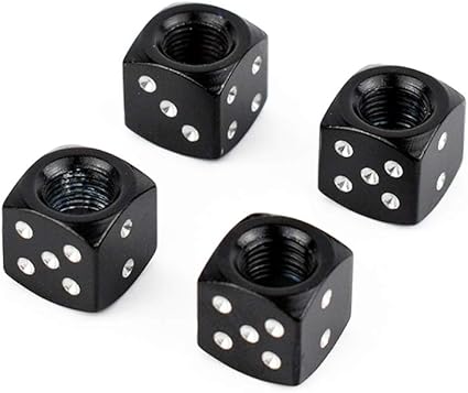 dice valve caps for bikes