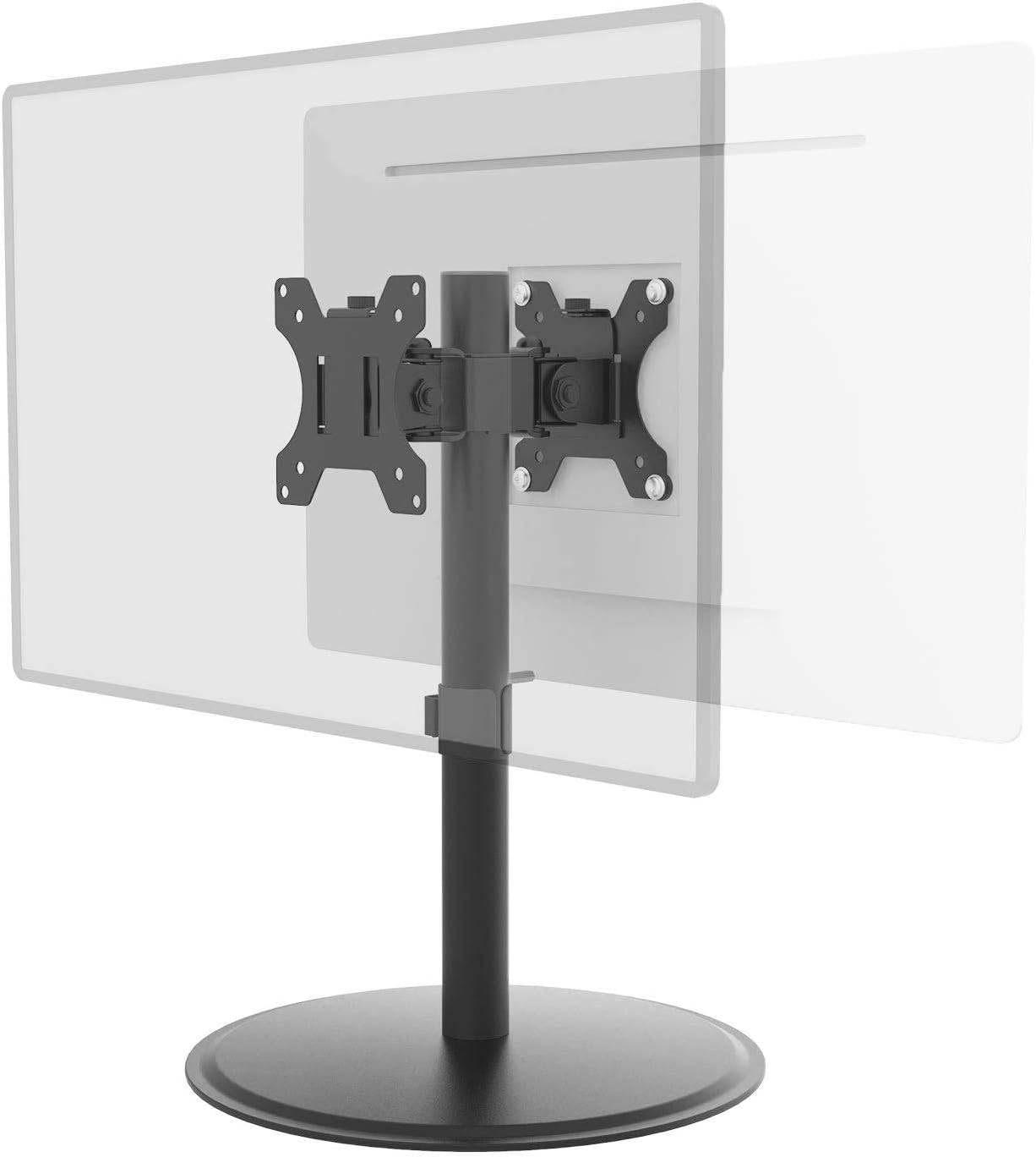 WALI Free Standing Dual LCD Monitor Back to Back Fully