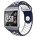 NO1seller Top Fitbit Ionic Bands Small Large for Women Men, Soft Silicone Sport Band Replacement Accessories with Ventilation Holes for Fitbit Ionic and Adidas Smartwatch